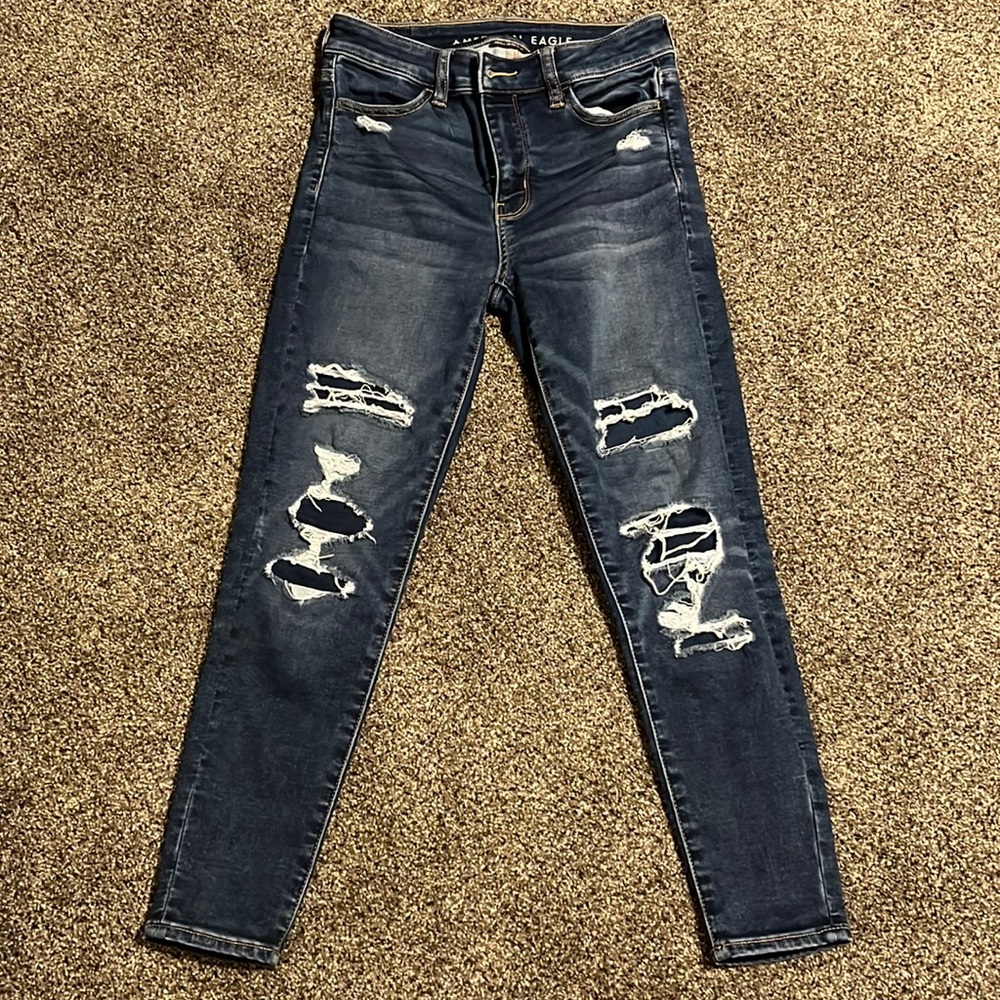 American Eagle Hi-Rise Jegging, Skinny, 0 X-Short